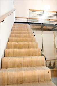 Reclaimed Timber Staircase by Mork-Ulnes