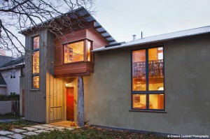 Straw Bale Facade